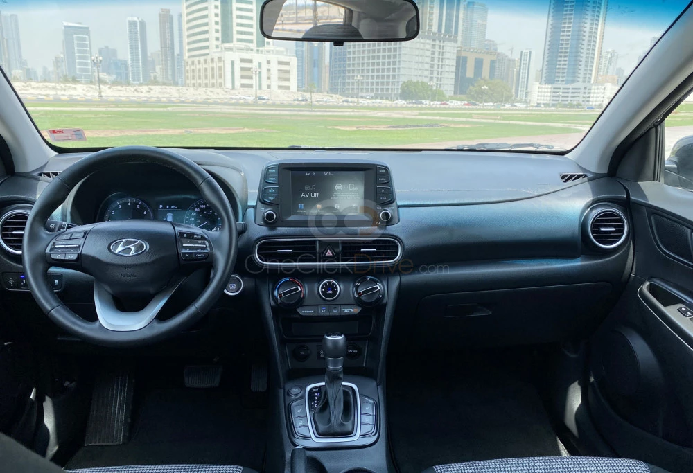 Black Hyundai Kona 2020 for rent in Dubai 3